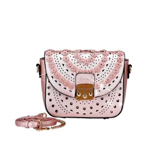 Rosè Celestial Star  Crystal Designer Crossbody Bag [JBS9738]