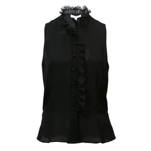 Ruffle Trim Top