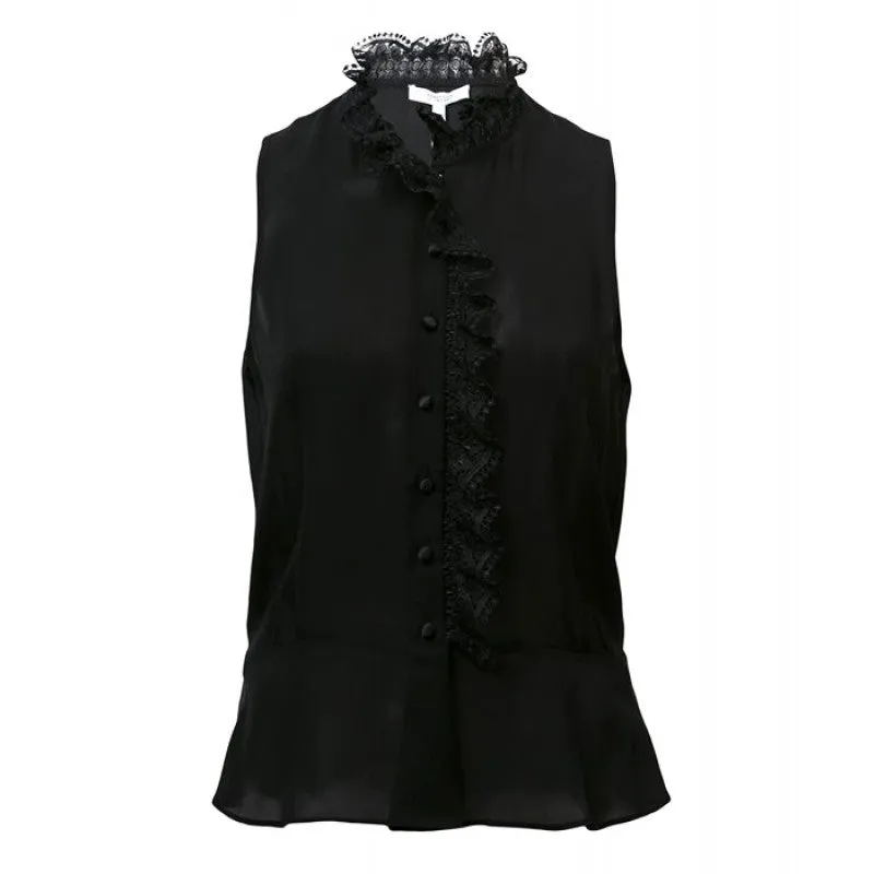 Ruffle Trim Top
