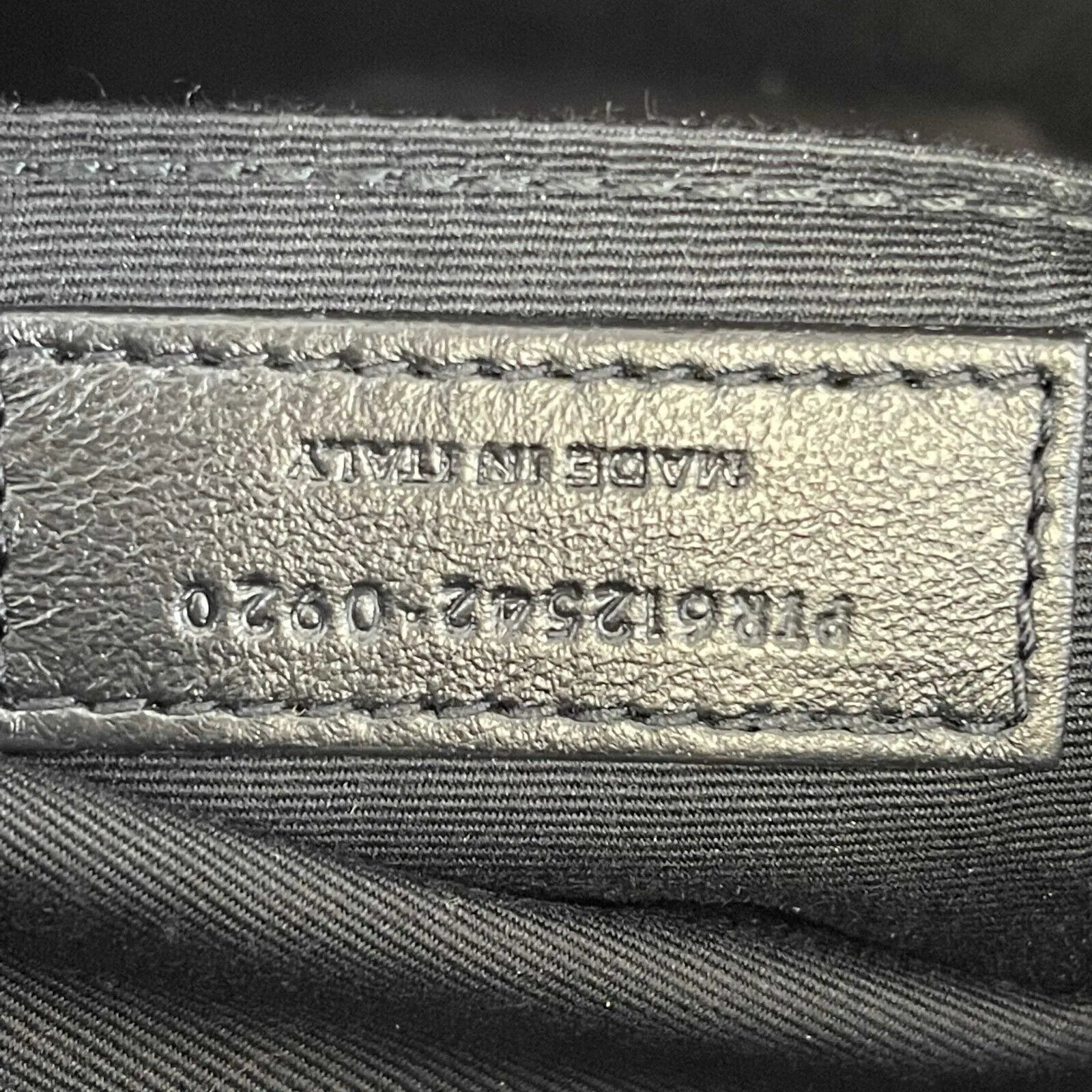 Saint Laurent - Black Raffia Paneled Lou Medium Camera Bag / Crossbody