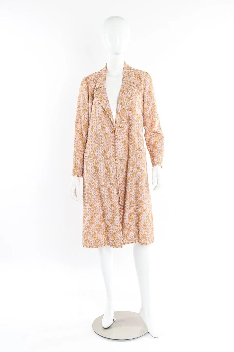 Scallop Knit Coat