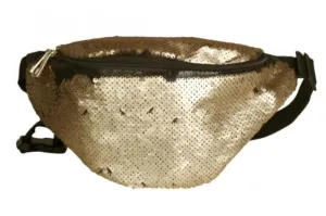 Sequin Fanny Pack - Gold