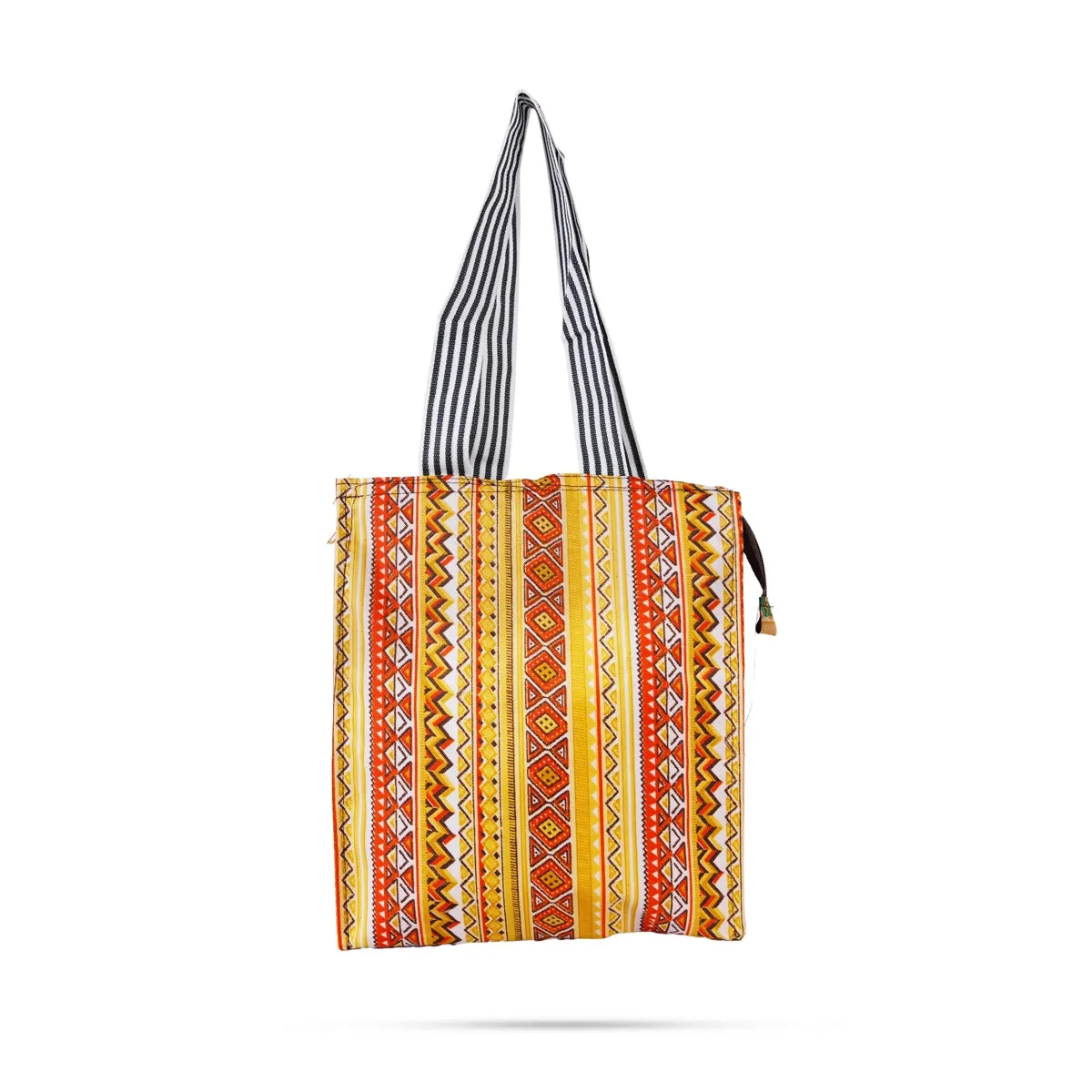 Shopping Bag With Zip - 11 x 10 x 3.5 Inches | Gift Bag/ Hand Bag for Men & Women
