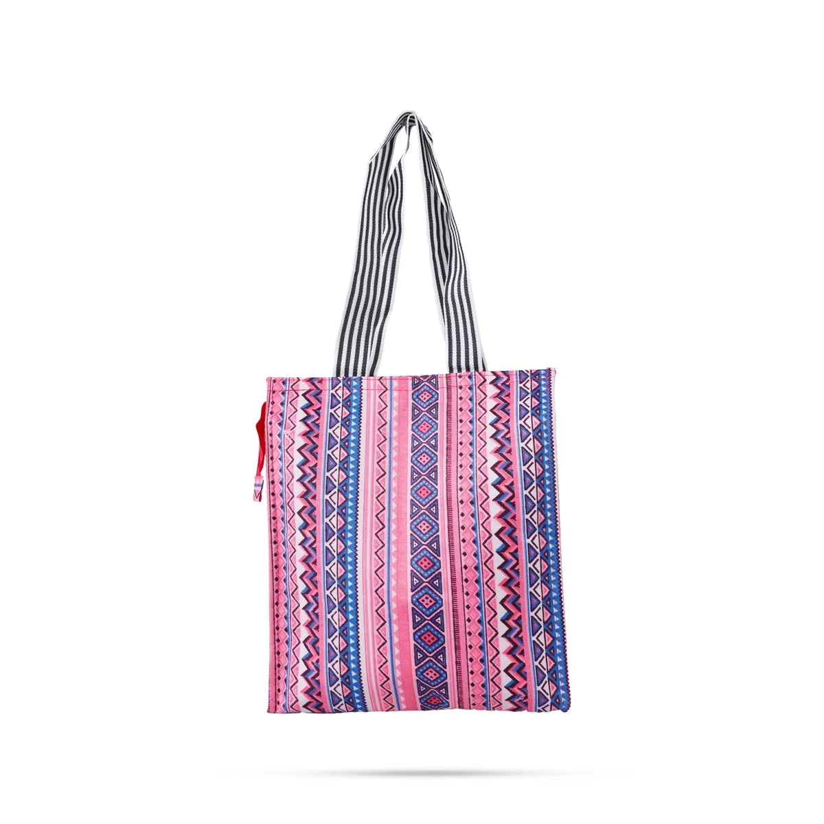 Shopping Bag With Zip - 11 x 10 x 3.5 Inches | Gift Bag/ Hand Bag for Men & Women
