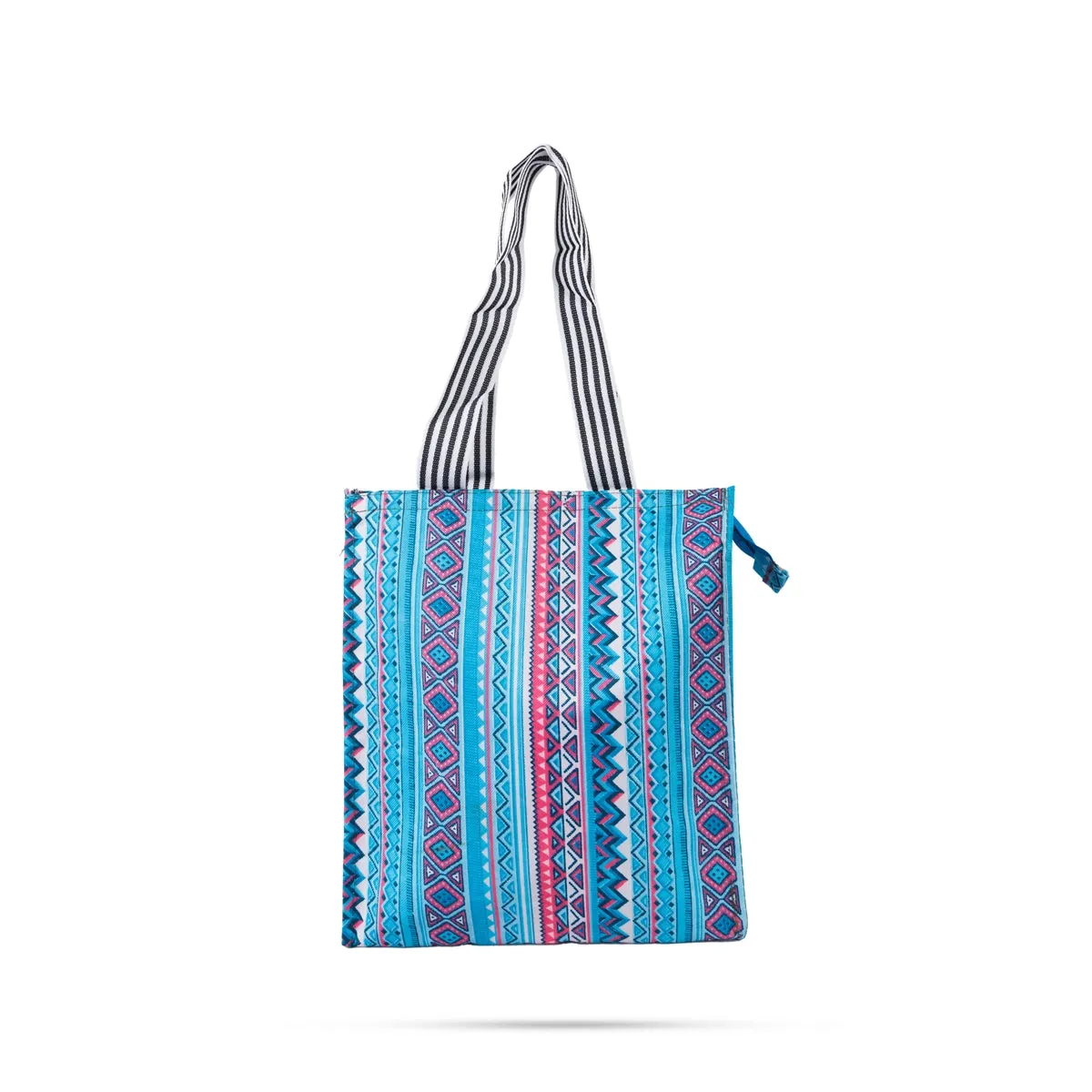 Shopping Bag With Zip - 11 x 10 x 3.5 Inches | Gift Bag/ Hand Bag for Men & Women