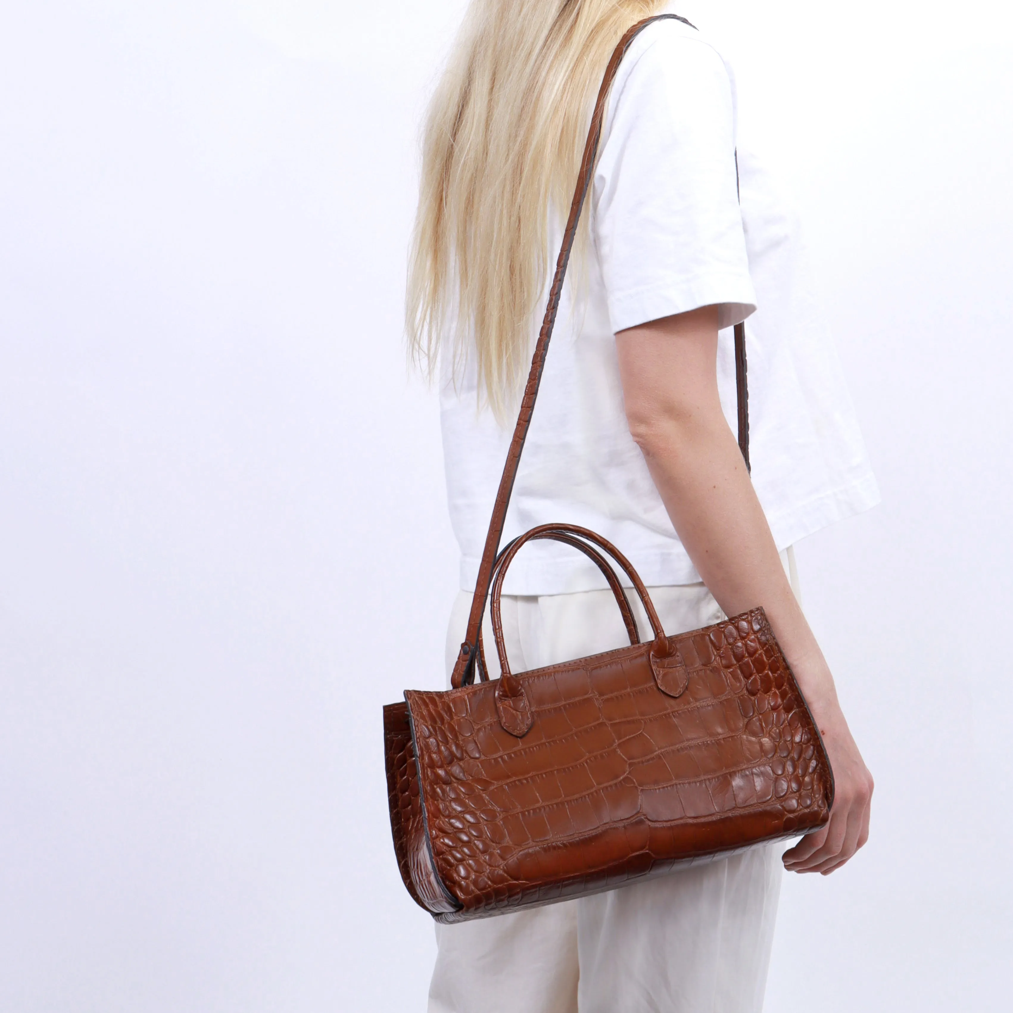 SMALL DAY BAG BLACK CALF