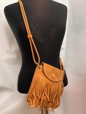 Small fringe shoulder/ crossbody purse or bag