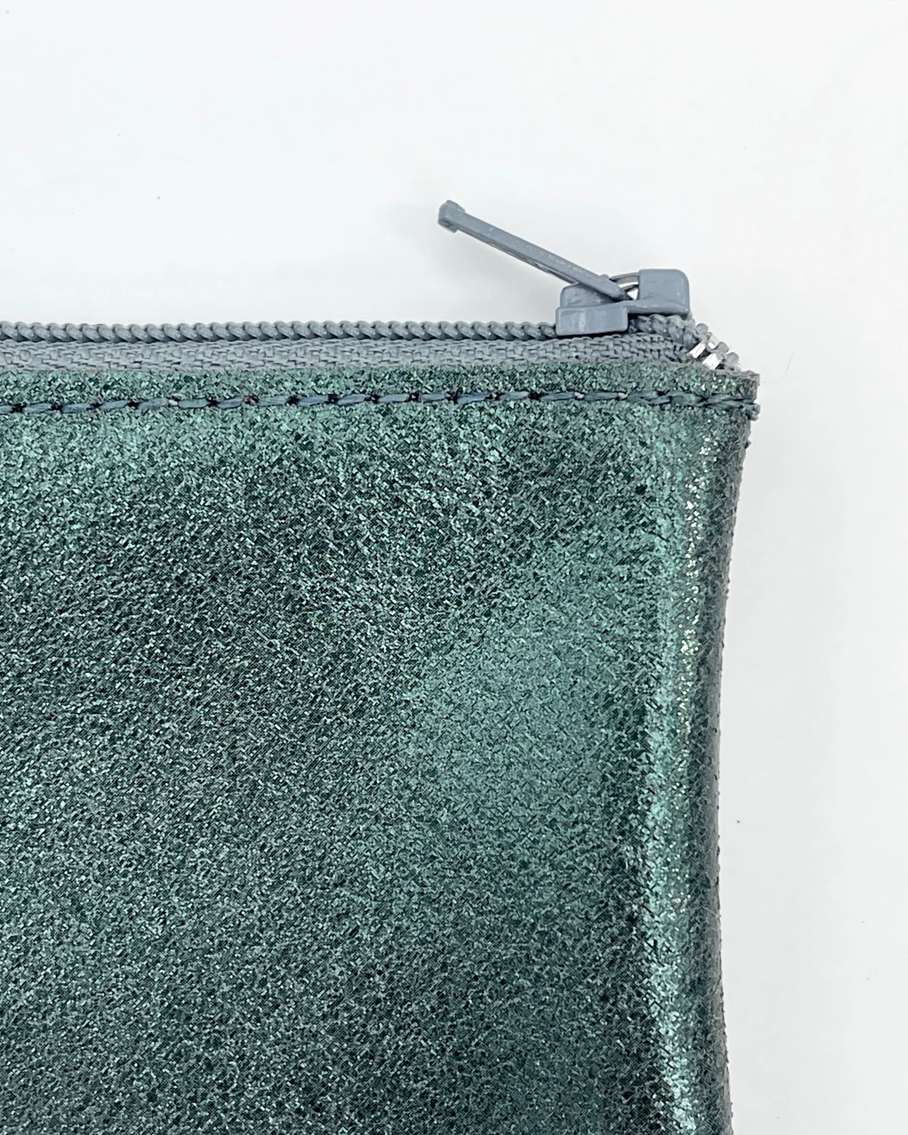 Small Leather Zip Pouches