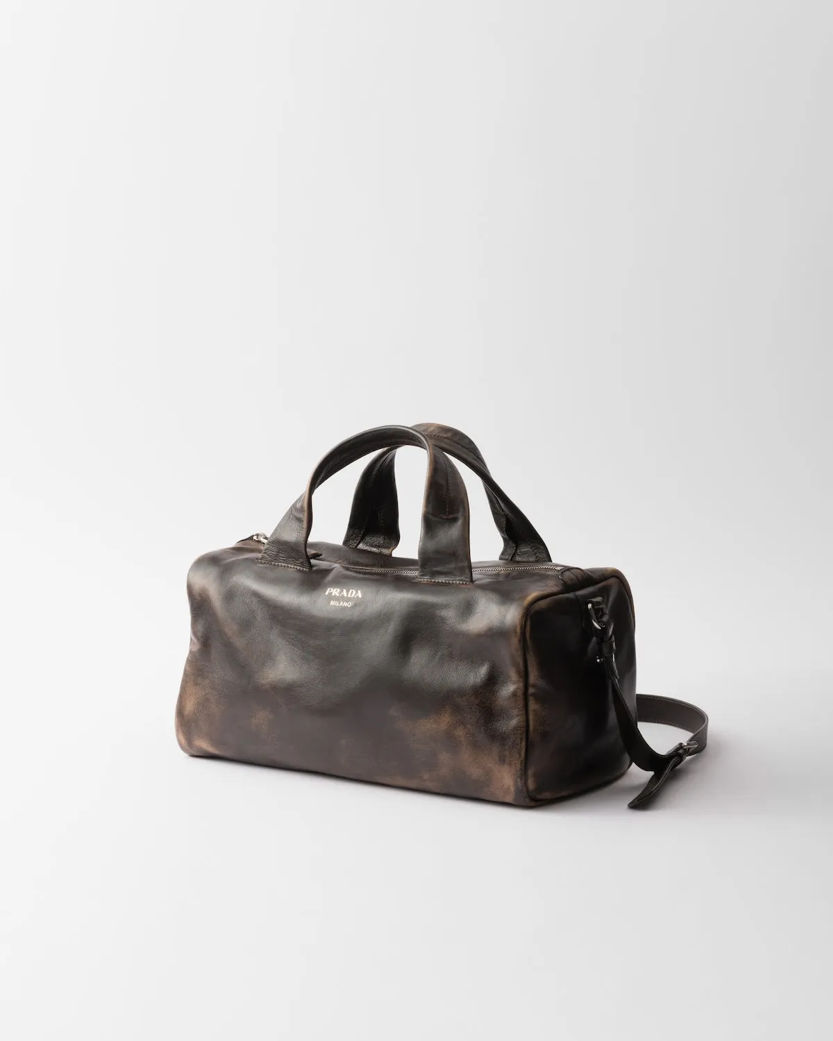 Small Nappa Leather Duffle Bag