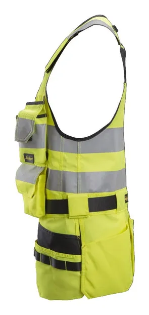 Snickers AllroundWork High-Vis Yellow Tool Vest 4230, Class 1  (Hultafors)