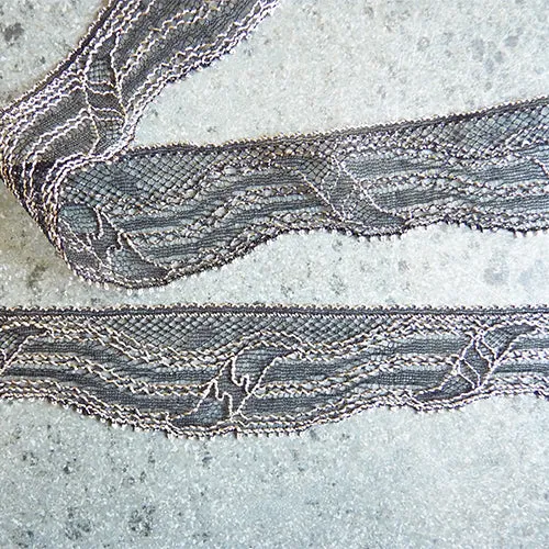 Solstiss Lace : Strata - Black / Taupe