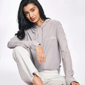 Speak with Love Cotton Cashmere Hoodie - Lavender