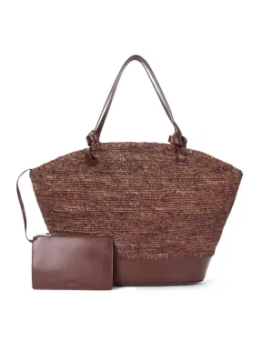 Squillo Raffia Tote Bag