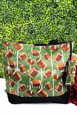 The Gridiron with Black Trim Tote Bag