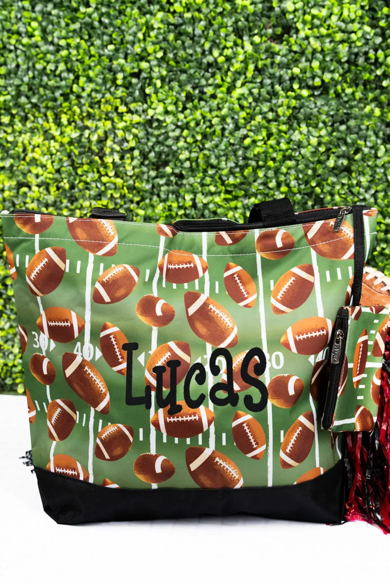 The Gridiron with Black Trim Tote Bag