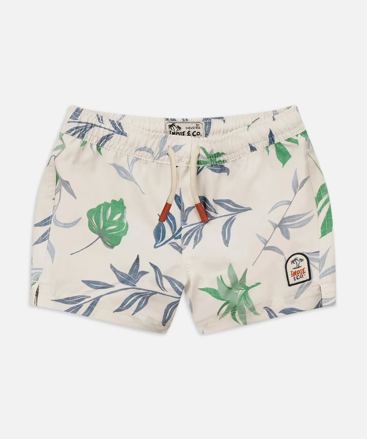 The Palm Swim Trunk - Blue/Green Combo