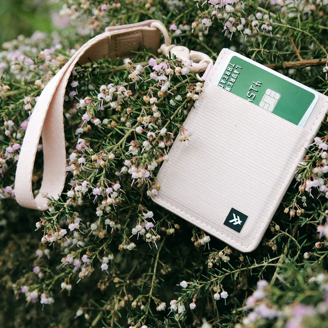 THREAD ROSE DUST VERTICAL WALLET