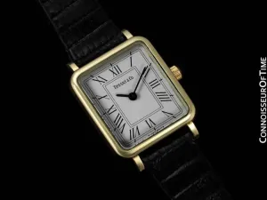 Tiffany & Co. Ladies Rectangular Portfolio Watch - 14K Gold