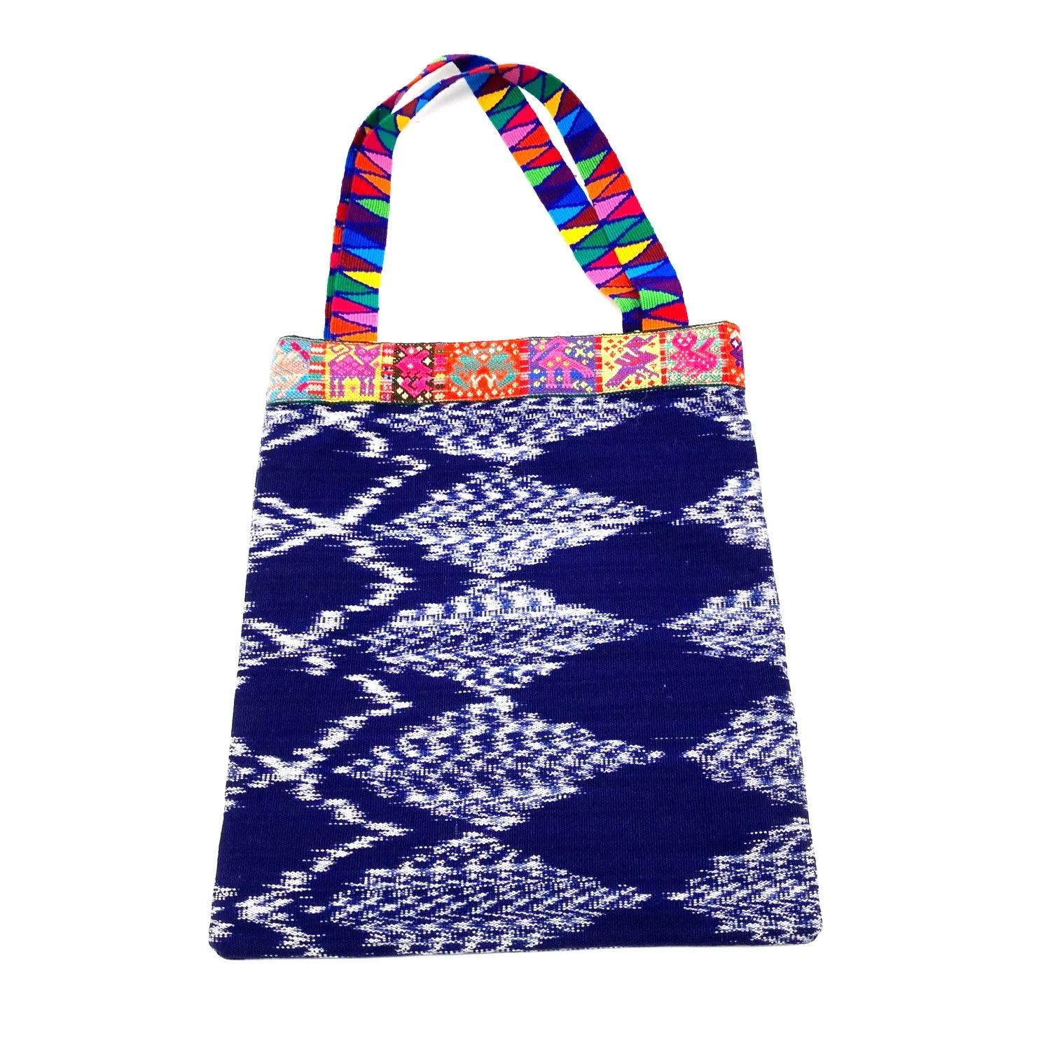 Tote Bag Blue Ikat