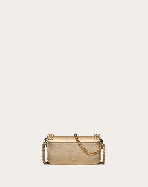 Valentino Garavani Locò Small Embroidered Shoulder Bag