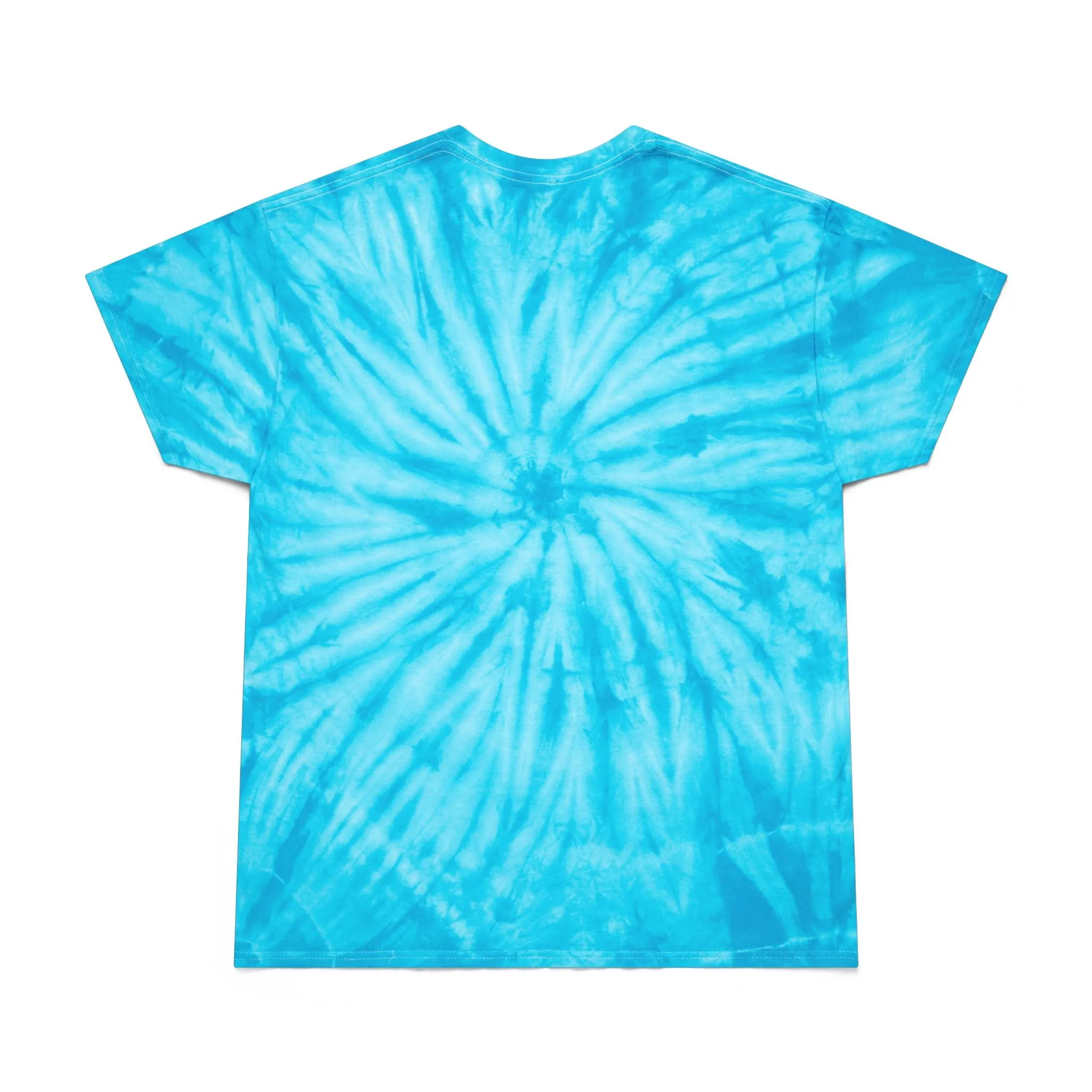 Vibrant Tie-Dye Tee with 'Fatty Naked' Design - Perfect for Summer Vibes