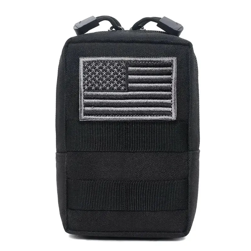 Wild West Waterproof Tactical Molle Waist Bag - Compact EDC Pouch for Hiking & Backpacking