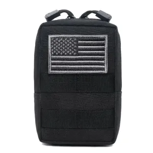 Wild West Waterproof Tactical Molle Waist Bag - Compact EDC Pouch for Hiking & Backpacking