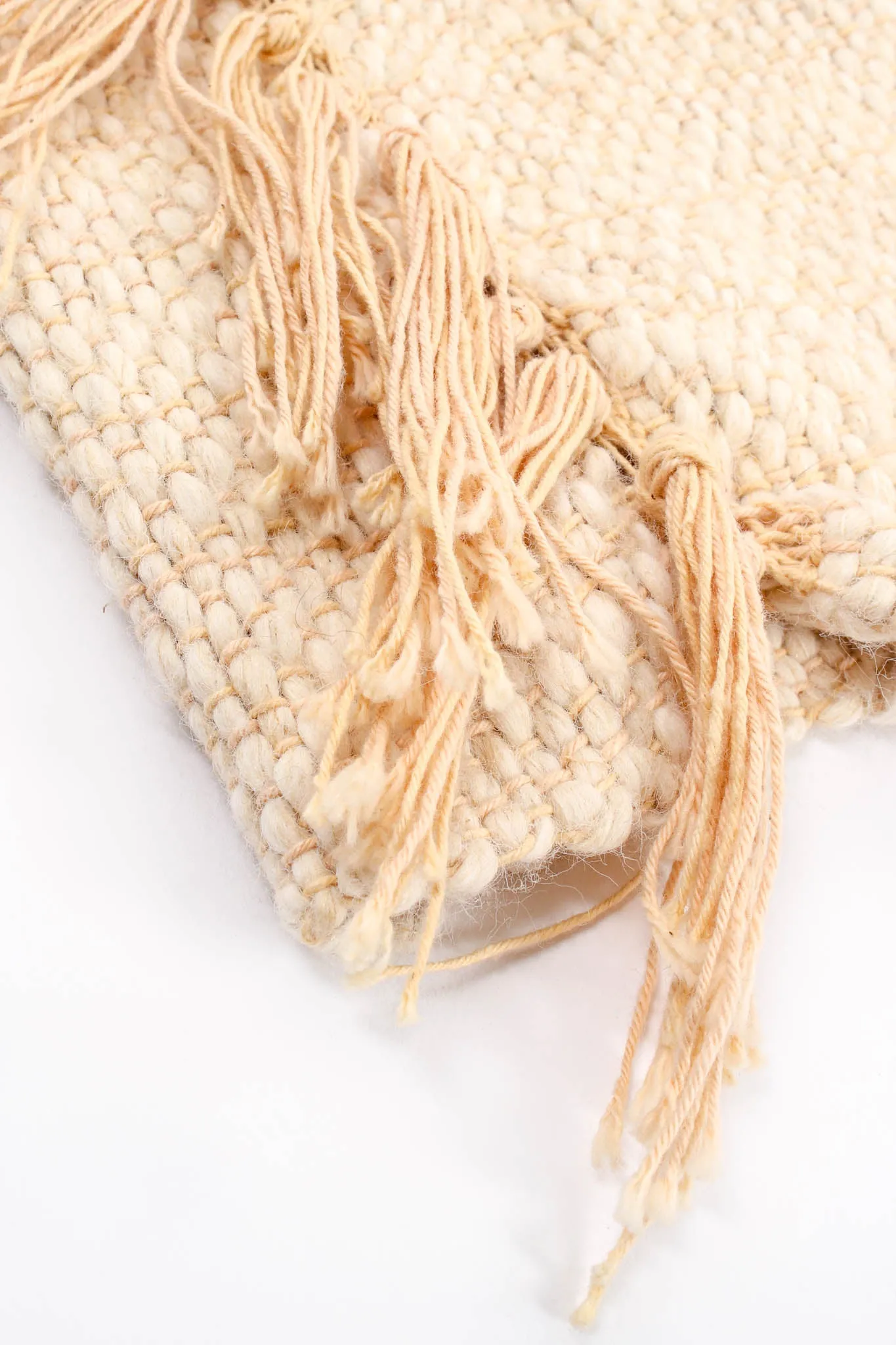 Yarn Fringe Blanket Vest