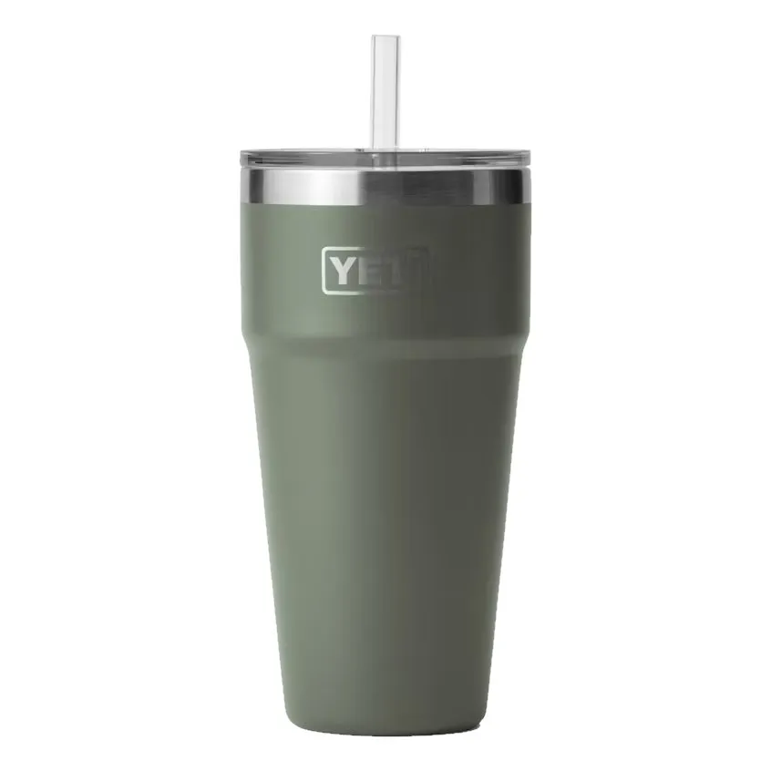 YETI Rambler 26 oz Stackable Cup with Straw Lid