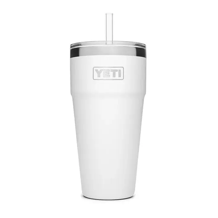 YETI Rambler 26 oz Stackable Cup with Straw Lid
