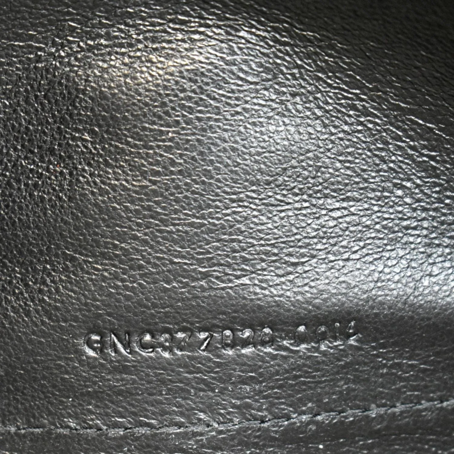 YVES SAINT LAURENT Contrast Trim Wallet on Chain Leather Shoulder Bag White